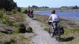 Continuing along the North Sea Cycle Route from Mekjarvik